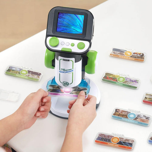 Microscopio Mágico Para Niños Con Aventuras Interactivas 4