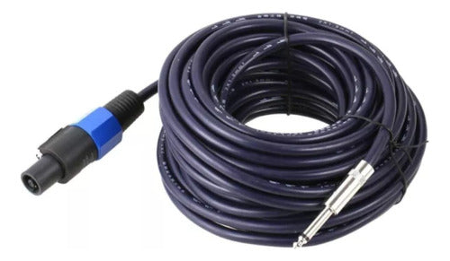 Master Show Cable De Audio Profesional Speakon Plug 1 Mt 2x1mm 0