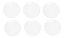 Set of 6 Oxford Unni Grey Ceramic Dinner Plates 26 cm 7