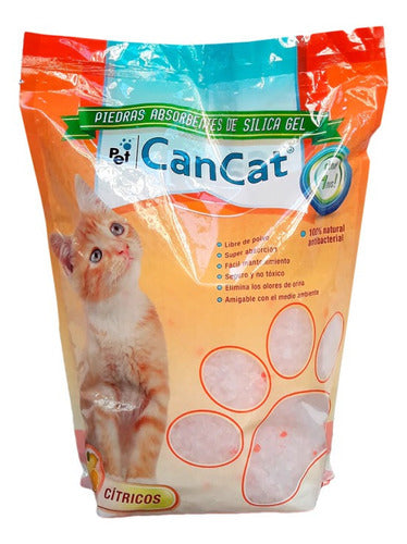 Cancat Piedras Silica Gel Cítricos 3.8lts 0