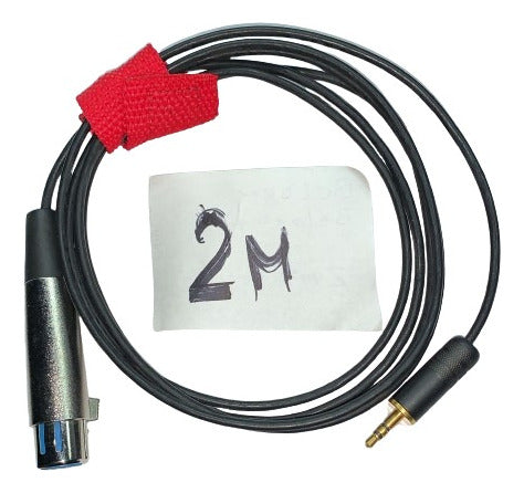 Canon Xlr Hembra Cable Belden A Mini Plug 2 Metros 0