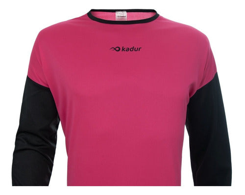 Goalkeeper Long Sleeve Soccer Jersey with Elbow Impact Protection by Kadur 37