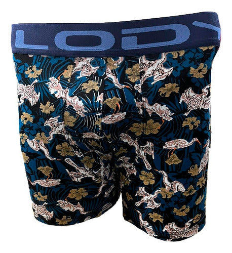 Lody Men Printed Cotton Boxer Shorts for Men 0