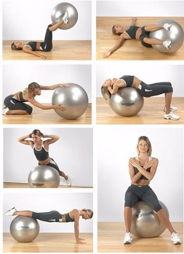 Fit Ball 55cm + Inflator Pilates Army Yoga Ball 1