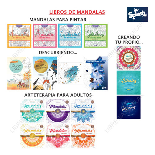 Libro P Colorear Mandala Jardines - Colección Inspiración 5