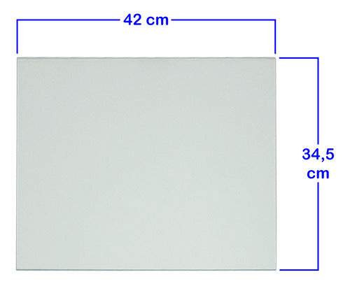 Peabody Internal Glass 42cm X 34.5cm For Oven Door 7