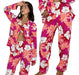 Women's Soft Silk Fibrana Pajama Set 0
