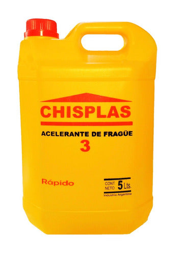 Acelerante De Fragüe Chisplas X 5 Litros 0