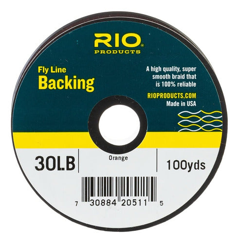 Rio Dacron Fishing Support Line 20lb 100yd Orange 0