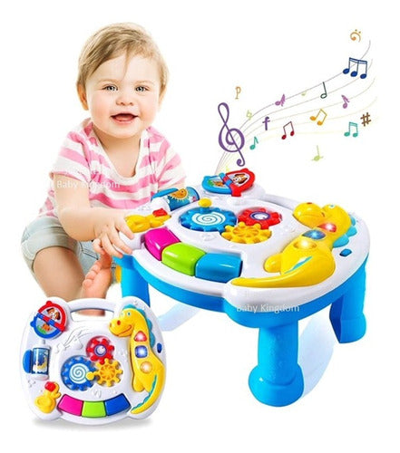 El Duende Azul Juego Juguete Para Bebe De 1,2,3 Años Mesa Didactica Musical 4