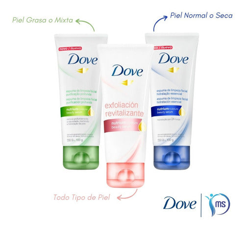 Espuma De Limpieza Facial Dove - Exfoliacion Revitalizante! 1