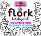 Kit Flork Imagenes Cliparts Y Fondos Deformitos Sublimar 1