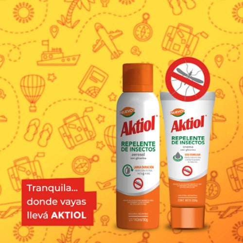 Mosquito Repellent Aktiol Aerosol Spray for Body 165mL 6