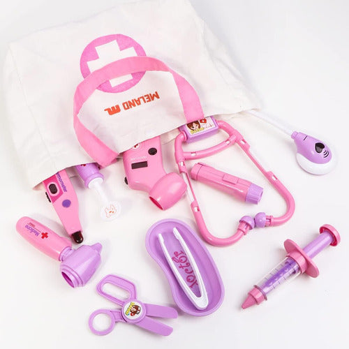 Meland Doctor Kit for Girls with Dog and Costume, Ages 3-6 4