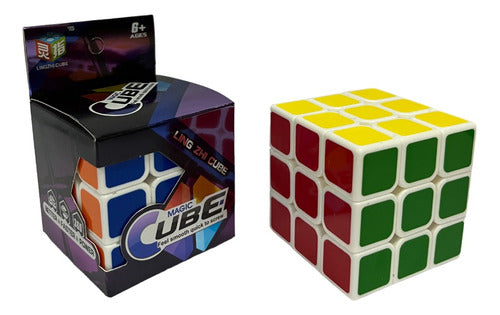 Toyz Cubo Magico 3x3 Blanco Lzc Magic Cube No Rubik Juguete 0