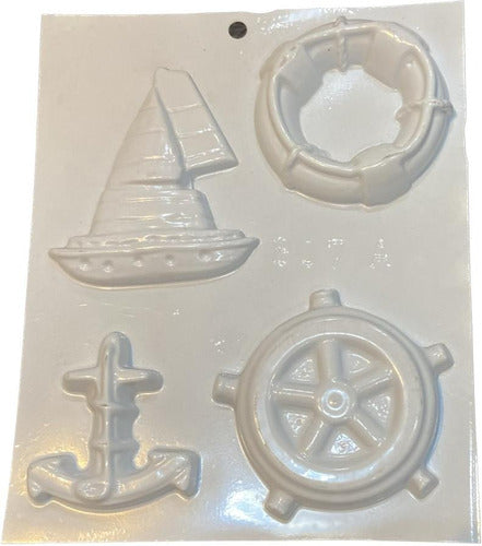 Plastichook Nautical Plaque - Lighthouse, Anchor, Sailboat, Helm, Nautical Boat 0