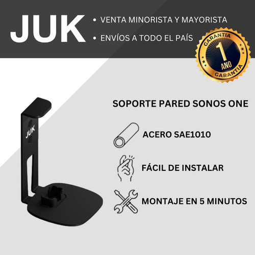 Juk Wall Mounts for Sonos One SL and Play 1 Speakers 2