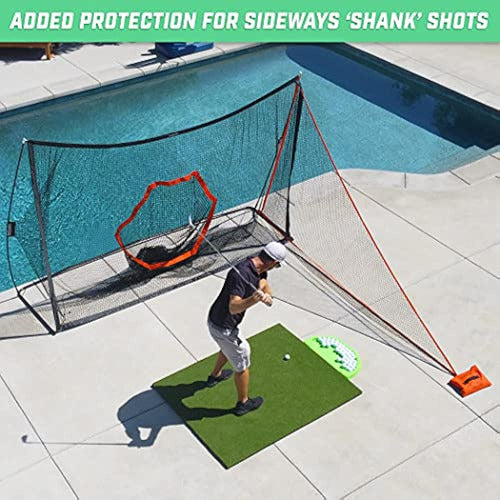 GoSports Shank Net Attachment for Golf Nets, Black 1