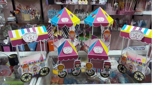 Combo Accesorios Candy Bar Circo Nena 0