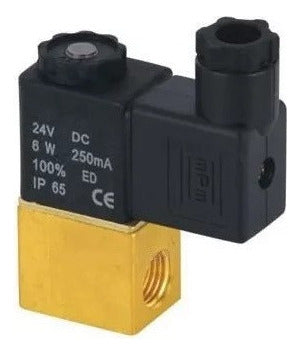 Intor Electroválvula Latón Epdm Ac220v P/ Fluidos 2/2 Nc 1/4 Bsp 1