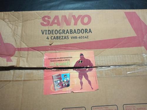 Videocassettera Grabadora Sanyo Vhr-4014 Z 4 Cabezales. 5