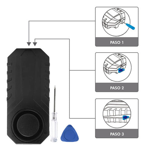 Alarma Antirrobo Inalambrica Moto Bici Monopatin C/control 5