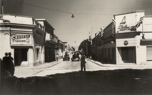 Flores Calle Trinidad En El Año 1954 - Lámina 45x30 Cm 1