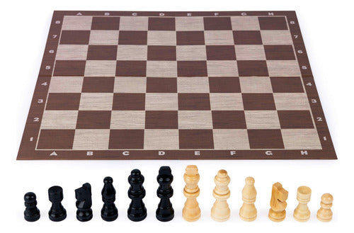 Folding Chess Set Wooden Pieces Spin Master TTS Tutti 1