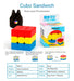 Moyu Set 3 Cubes Rubik 3x3 3 Colors Sandwich Unicorn Case 3