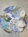 Set of 12 Paper Charger Plates + Napkin Ring 6