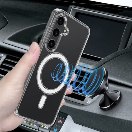 Magnetic Ring Case for Samsung S24 Plus with Glass 3