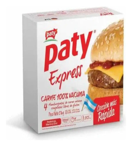 Paty 40 Hamburguesas Paty Express + Pan La Perla 0