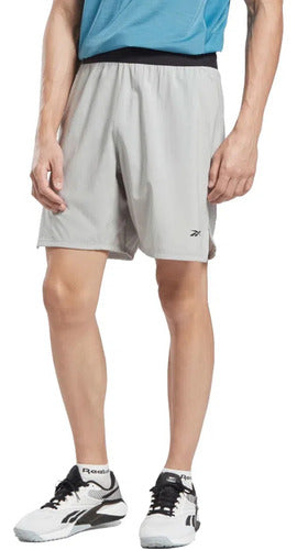 Reebok Speed 3.0 Gray Black Men's Shorts 3