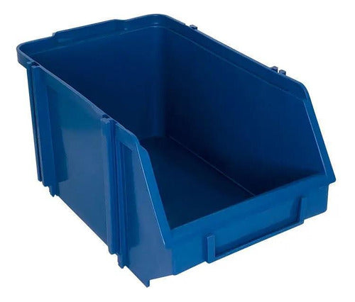 Caixa Box Gaveteiro Industrial Bin Azul N°5 12x15x23cm 0