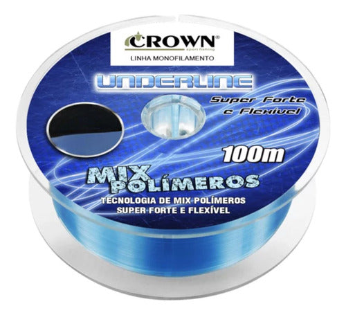 Linha Monofilamento Crown Underline 71lb 0,70mm 100m 0