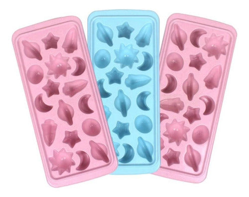Children's Planets Ice Cube Tray with Container and Serving Spoon 1