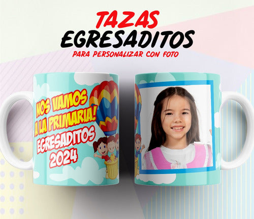 Imprimi Kits Plantillas Tazas Egresaditos 2023 Diseños Foto Sublimar #2 4