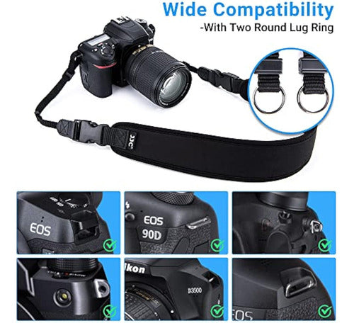 JJC Neck Strap for DSLR Camera, Shoulder Strap 5