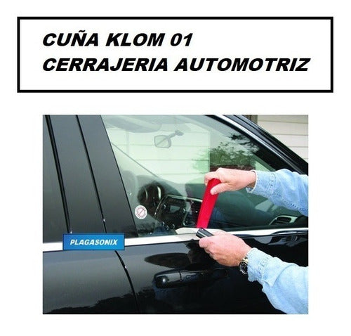 Ganzua Cuña Apertura Cerrajeria Automotor Klom Km-01 4