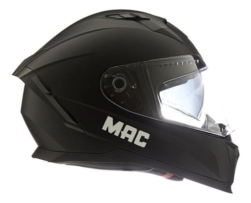 MAC Casco Moto Integral Doble Visor Force Solid - Fas 2