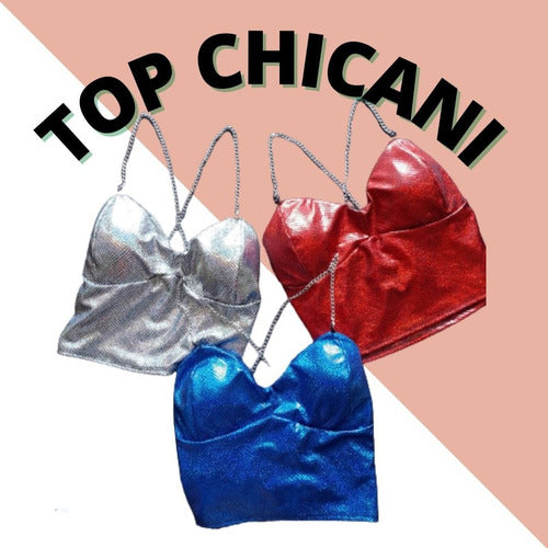 Unique Chicani Sequin Top 2