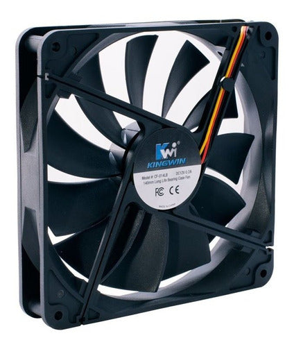 Kingwin 140mm CF-014LB Silent Fan for Computer Cases, Mining Rigs, and CPU Coolers 3