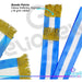 ATA Y ADORNA Argentina Flag School Band 90 CM X 4 CM 5