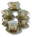 MASR ARTE Egyptian Coffee Set 6 Cups 6 Plates 2