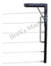 Foldable Wall-Mounted Clothesline 3m 6 Steel Lines 7