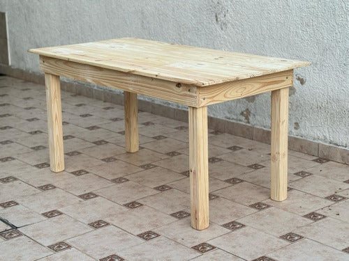 Muebles-de-Campo Solid Pine Dining Kitchen Table 100x70 3