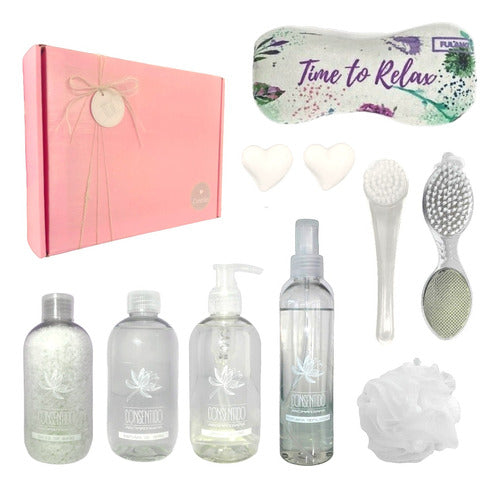 Relax and Unwind with our Luxury Jasmine Spa Zen Gift Box Set - Set Kit Caja Regalo Mujer Box Jazmín Spa Zen N09 Relax