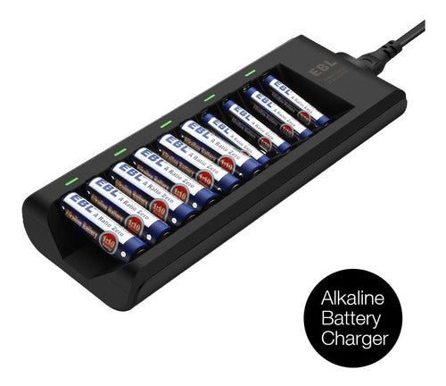 EBL 10-Slot AA AAA Alkaline Battery Charger 1