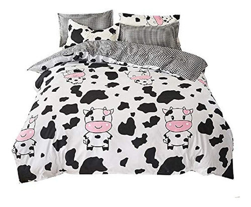 Erosebridal Cartoon Duvet Cover Set for Boys and Girls 0