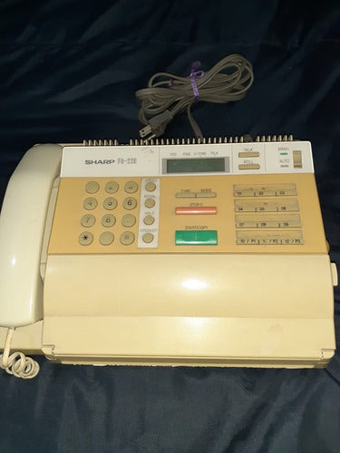 Fax Teléfono Sharp Fo 220 Antiguo - Perfecto Estado 3